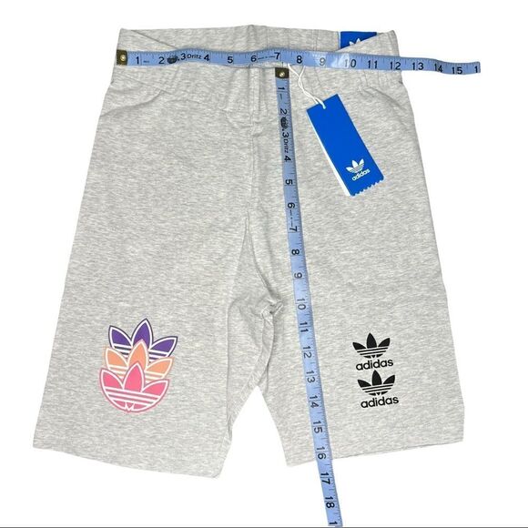 Adidas Logo Shorts in Gray - Picture 5 of 7